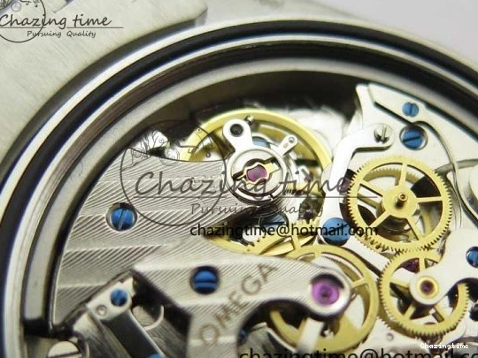 0416 Speedmaster SS Snoopy Apollo OMF Best Edition White Dial on SS Bracelet Venus EasyCare 7877